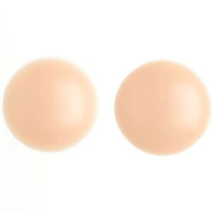 (PACK OF 8) Seamless Nude Silicone Reusable Nipple Covers (Beige)
